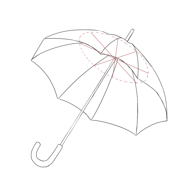傘の描き方 絵師ノート