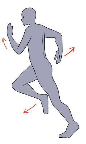 ベスト走る 人 走る イラスト 横 ただのディズニー画像