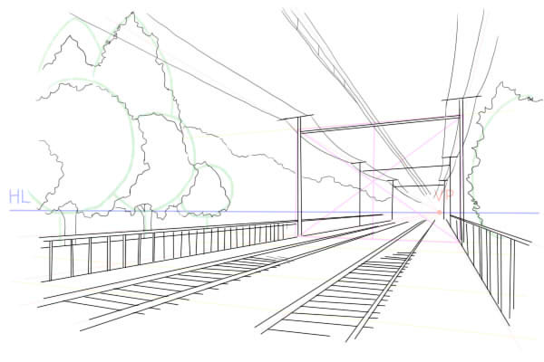 線路の描き方 絵師ノート