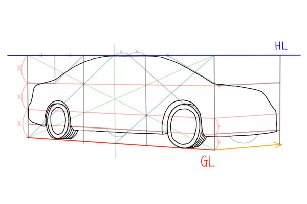 車 絵 書き方 Kuruma