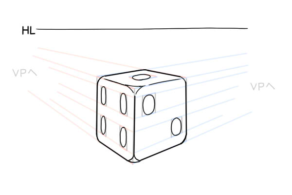 パースを活用した立方体 円柱体 球体の描き方 絵師ノート