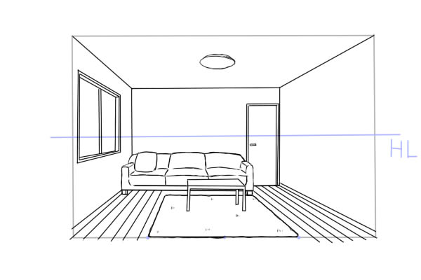 部屋の描き方 2 実践編1 絵師ノート