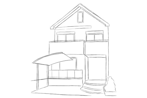 家 洋風住宅 の描き方 絵師ノート