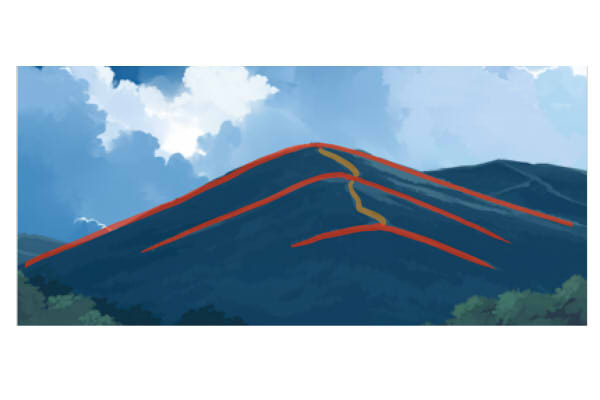 空 山 森の塗り方 絵師ノート