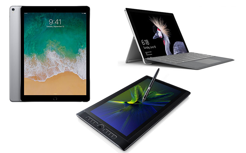 Ipad Pro Surface Pro 4 Mobilestudio Pro 絵描き目線でスペックを比較した結果 絵師ノート
