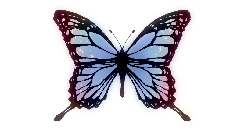 最高のイラスト画像 最新のhd綺麗 可愛い 蝶 イラスト