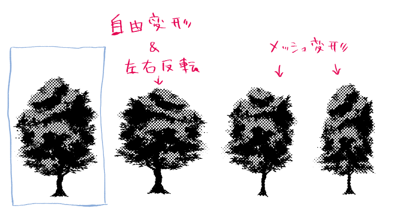 超簡単な木の描き方のコツ デジタルなら森林の背景もこんなに早い 絵師ノート